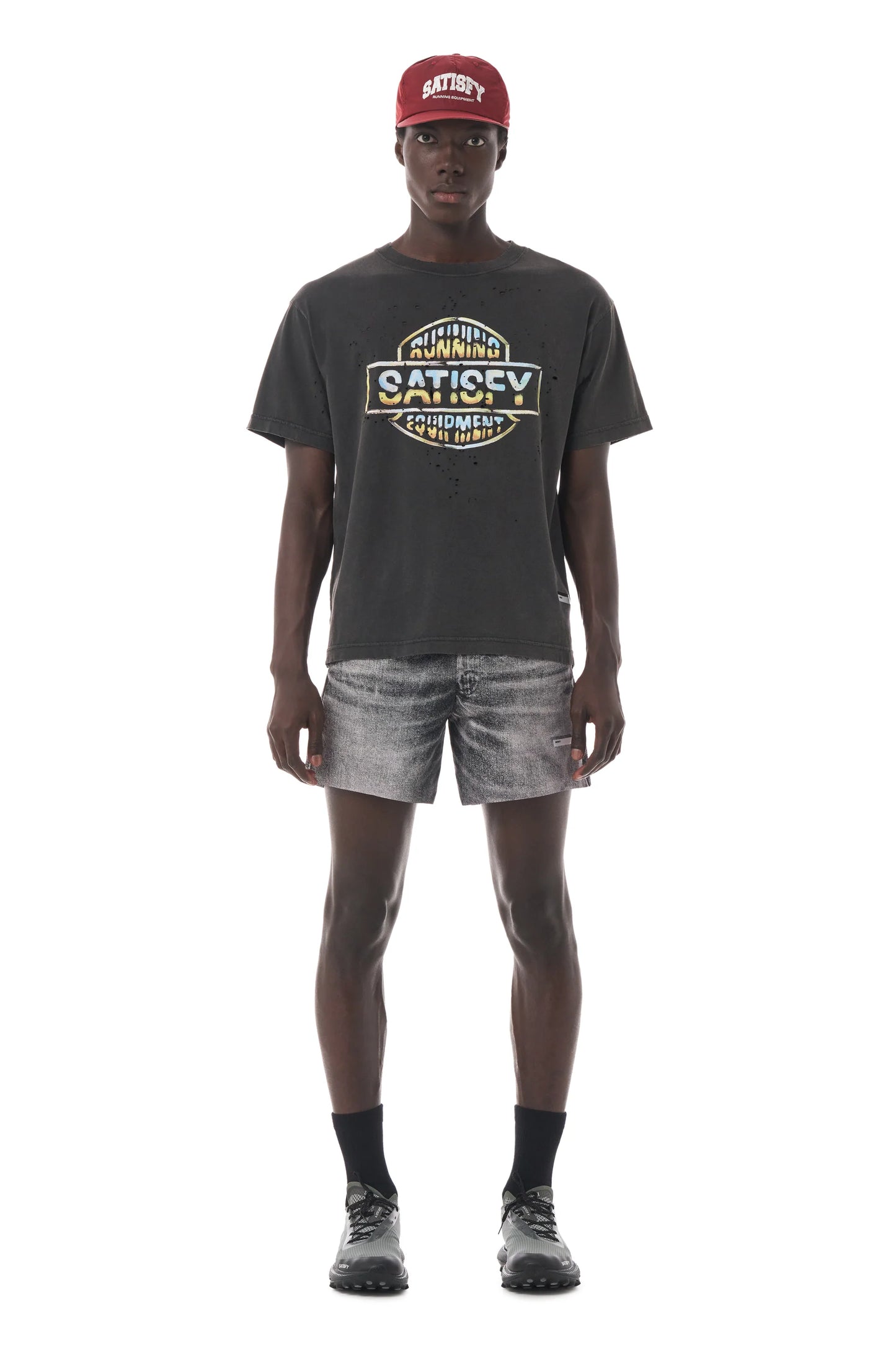 MothTech™ Satisfy Equipment T-Shirt Aged Black