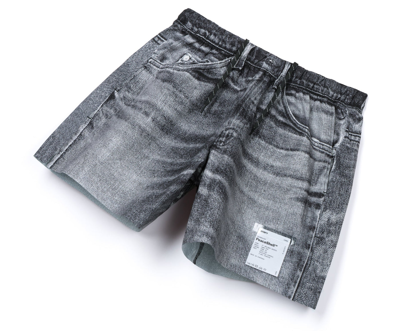 PeaceShell™ 5" Unlined Shorts Black Denim