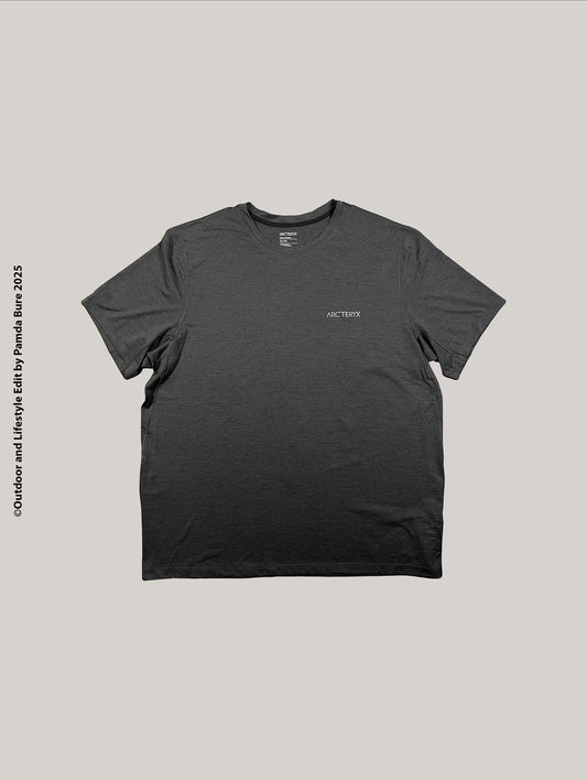 Cormac ARC'BIRD LOGO SHIRT SS Black Heather - XL(M)