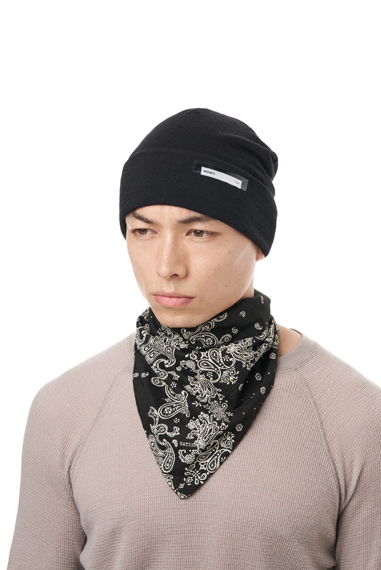 FuzzFleece™ AD Printed Bandana Black