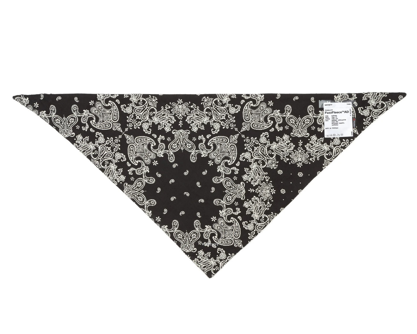 FuzzFleece™ AD Printed Bandana Black