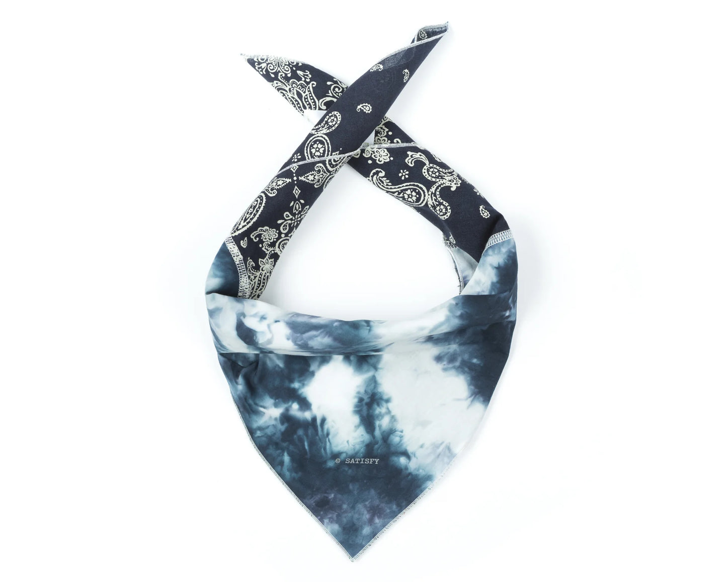 Re‑Possessed™ SoftCell™ Patchwork Bandana Blue