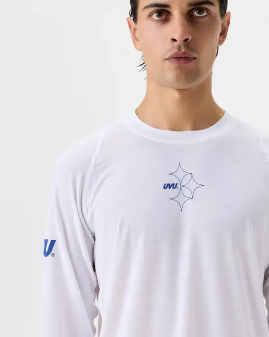 UVU Dolomites Capsule Collection Love Sleeve Running Top White