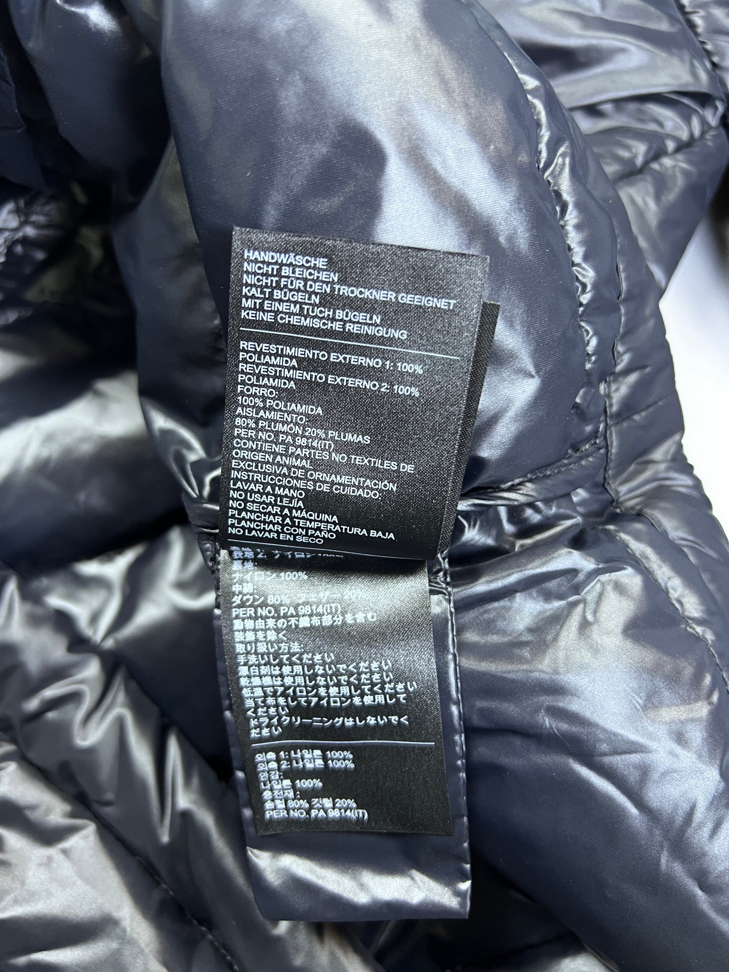 Down Half Zip Jacket Black - XXS/XS (W)