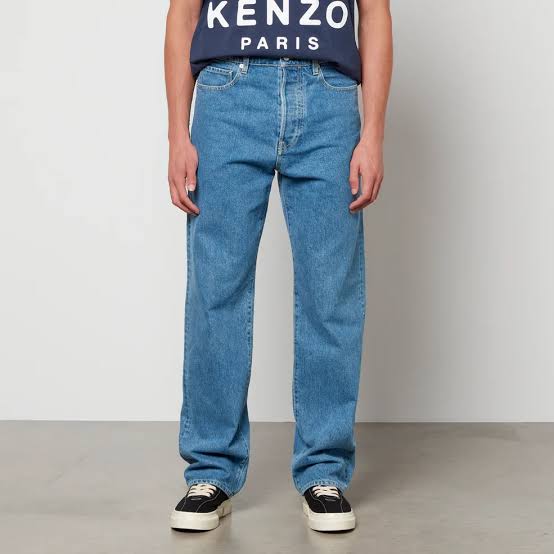 Asagao Stone-Washed Cotton Denim Jeans - 34" (M)