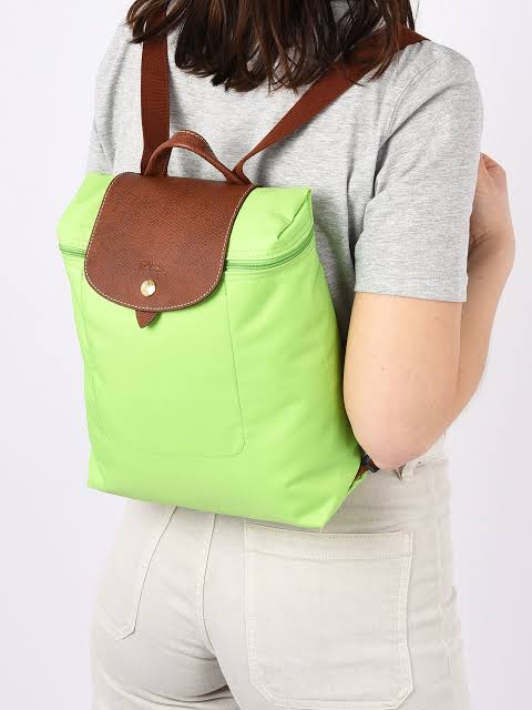 กระเป๋าเป้ Le Pliage สีเขียวนีออน - ขนาดเดียว (ญ.)