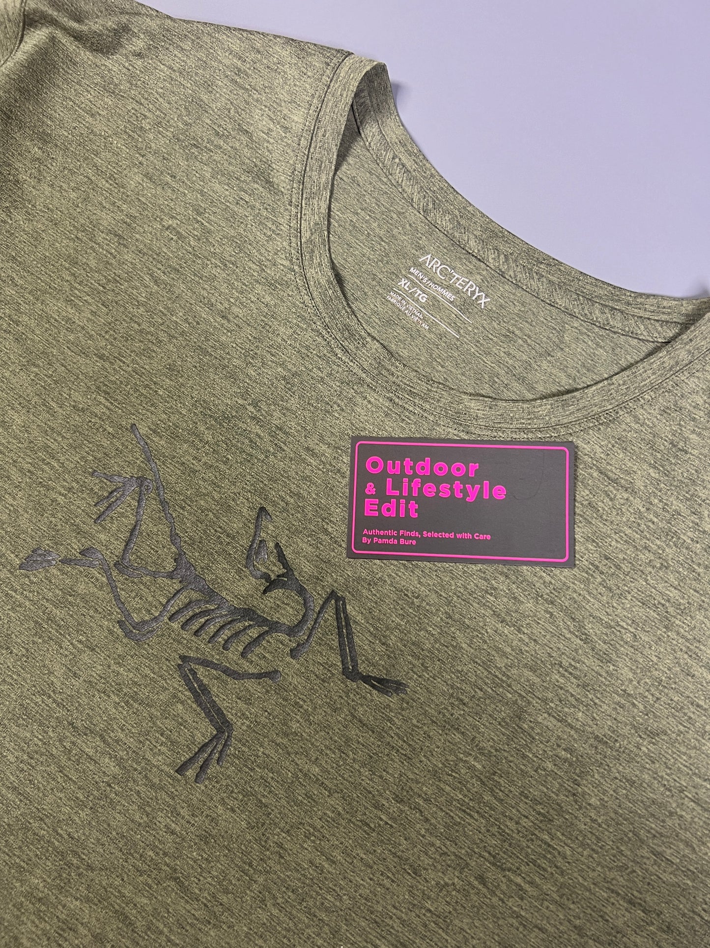 เสื้อยืด Cormac โลโก้ใหญ่ เขียวทหาร - XL (ช.)