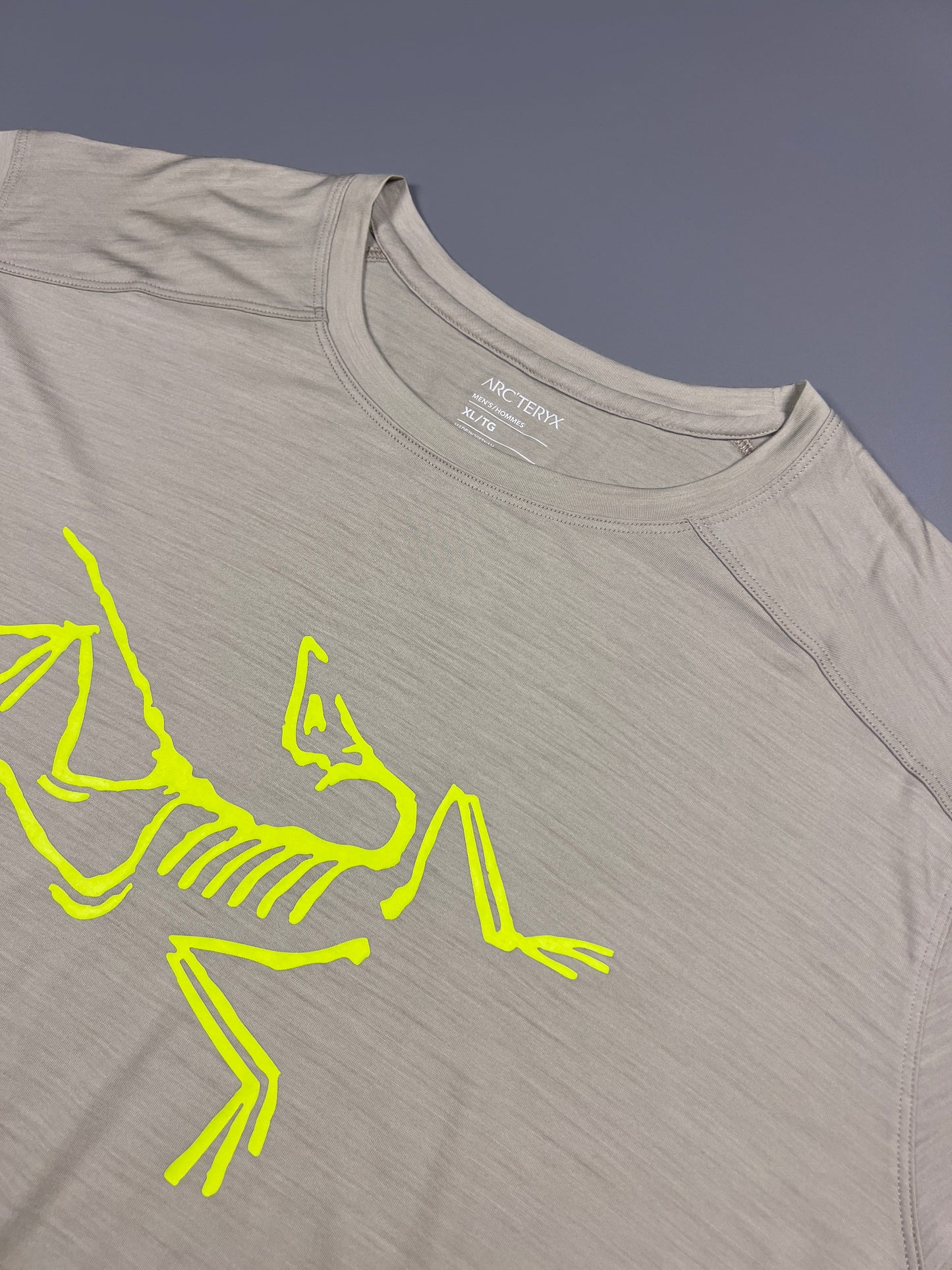 IONIA MERINO WOOL LOGO SHIRT SS Rune/Euphoria- M,XL(M)