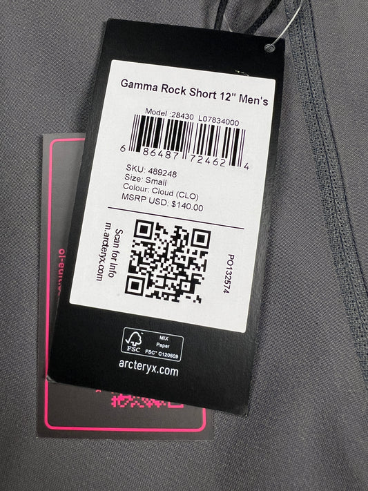 Gamma Rock Short 11" Cloud - S/30" (M)