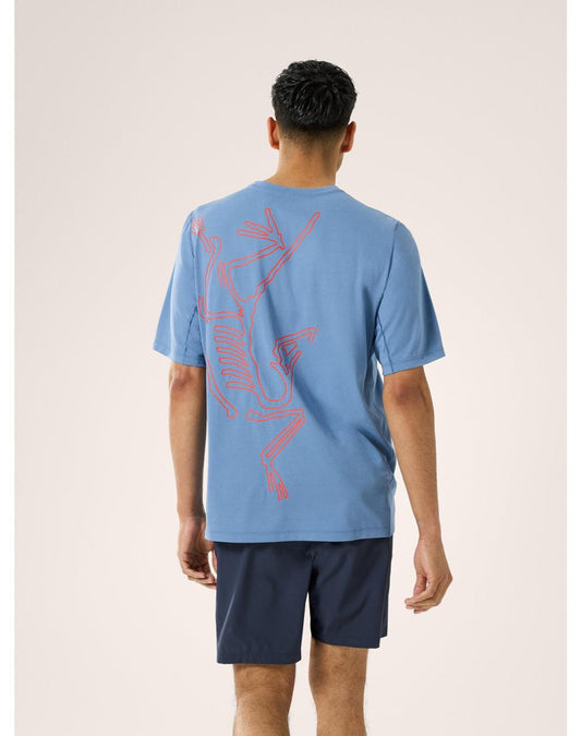 Cormac ARC'BIRD LOGO SHIRT SS Stone Wash Heather - M,XL(M)