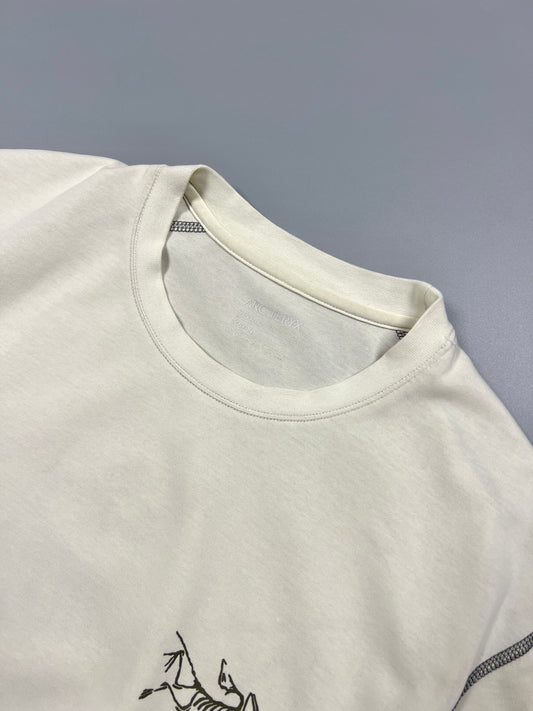Copal Short Sleeve Bird Tee Off-White - XS/ 40" (M)