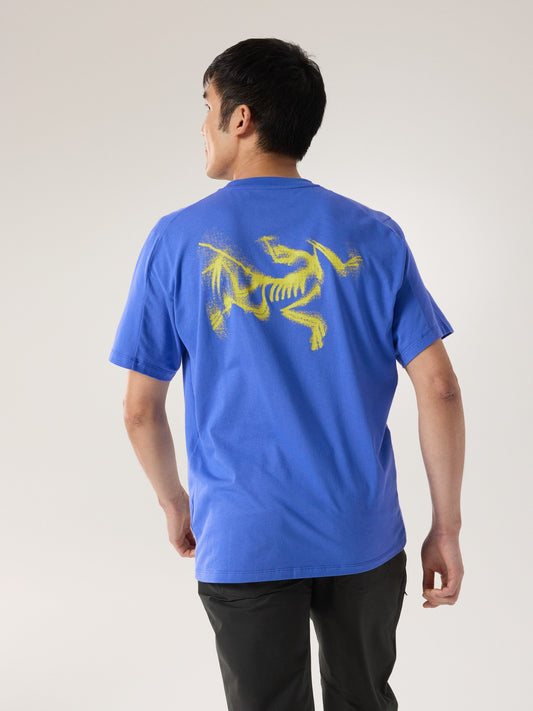 Kragg SL Cotton Blurred Bird Shirt SS Electra/Euphoria - S,M,L(M)