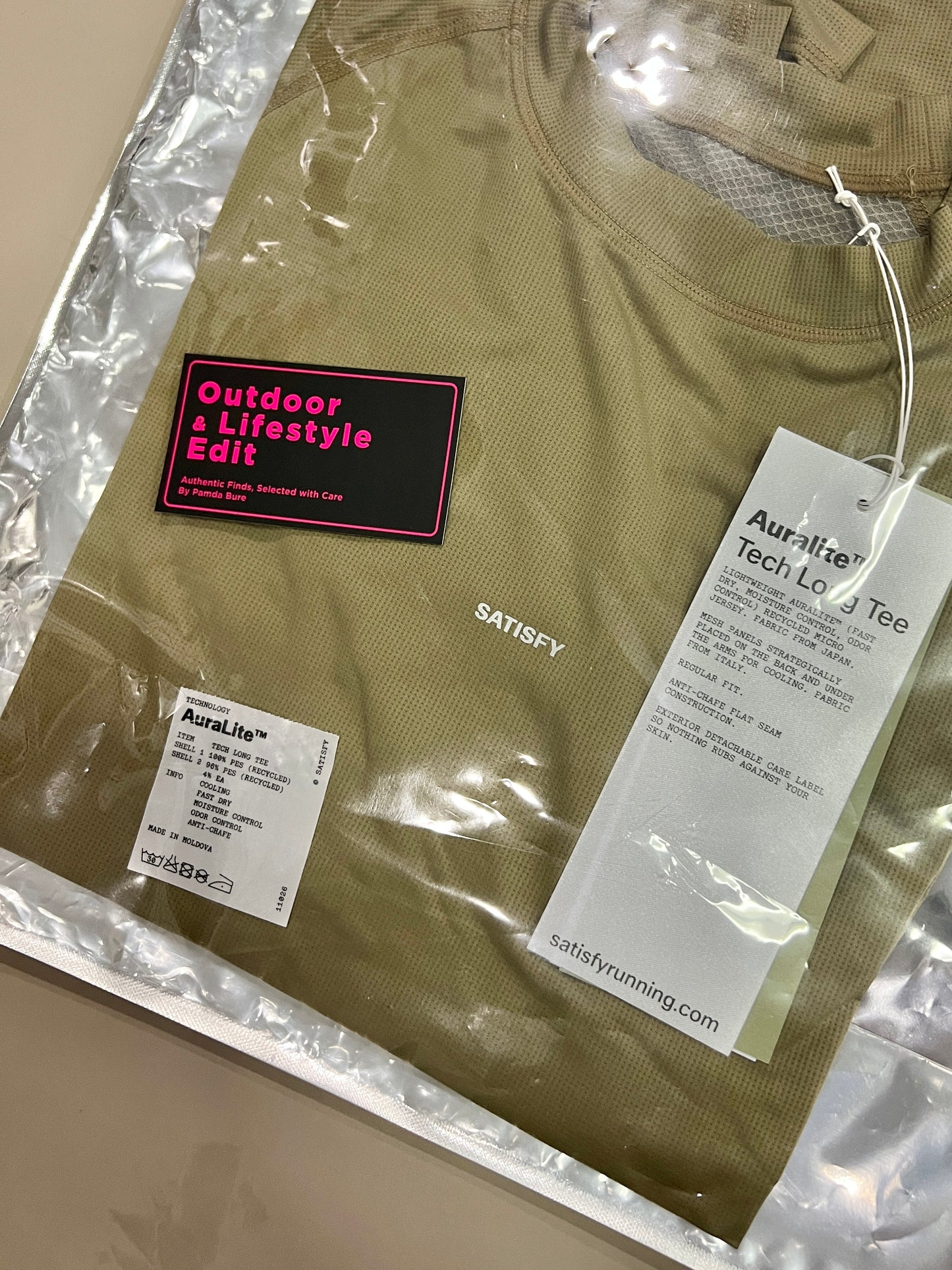 เสื้อยืดแขนยาว Auralight TM Tech - M (ช.)