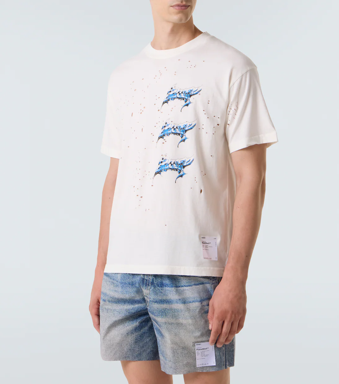 MothTech™ T-Shirt Offwhite "Triple Graphic" (M)