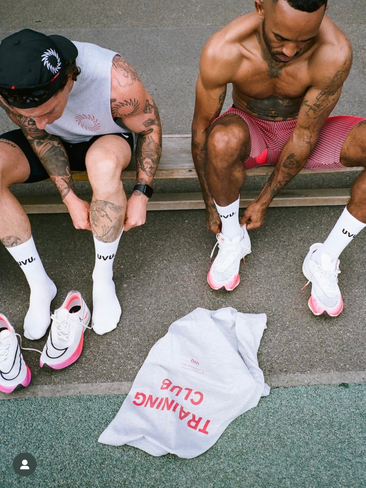 "Training Club" Performance Cut-Off Grey/Pink