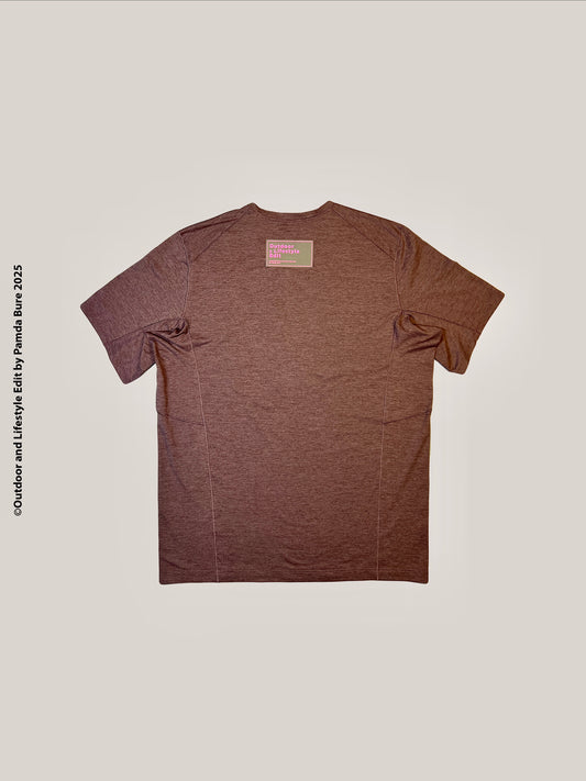 เสื้อยืด Cormac โลโก้ใหญ่ น้ำตาลไวน์ - M (ช.)