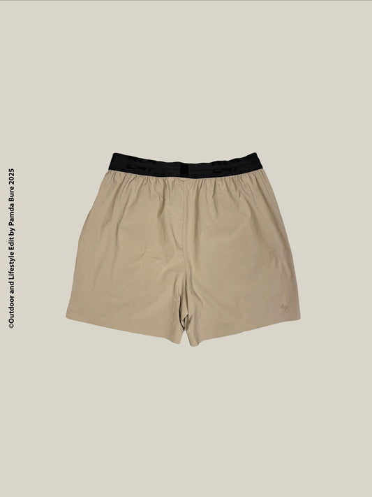 ทีม 247 กางเกงขาสั้น Fused สีกากี - M (ช.)