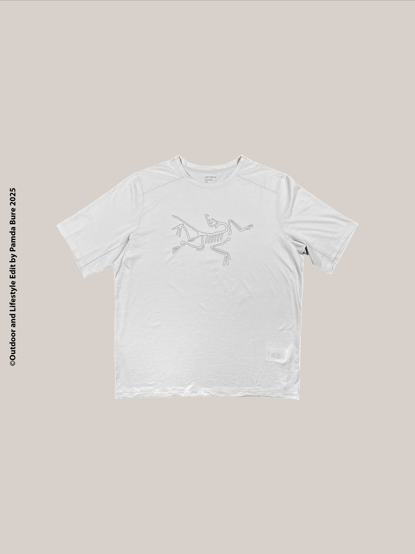 เสื้อยืด Cormac โลโก้ใหญ่ สีขาว - L (ช.)