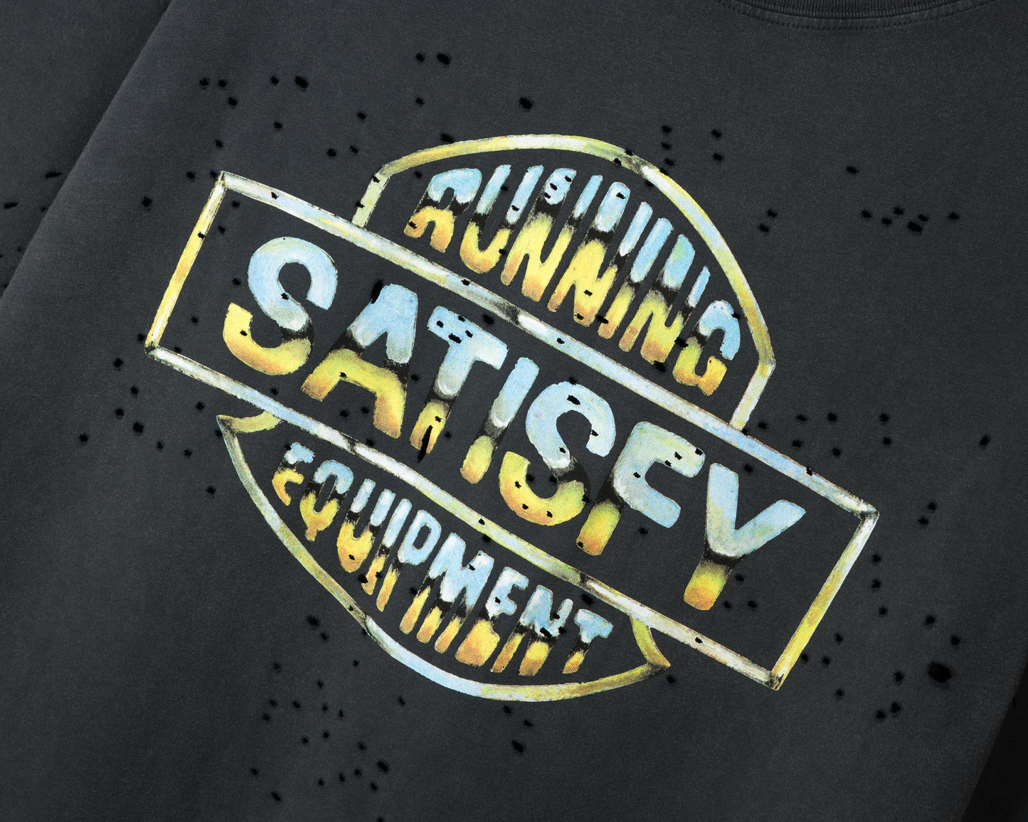 MothTech™ Satisfy Equipment T-Shirt Aged Black