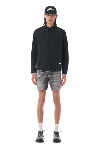 PeaceShell™ 5" Unlined Shorts Black Denim