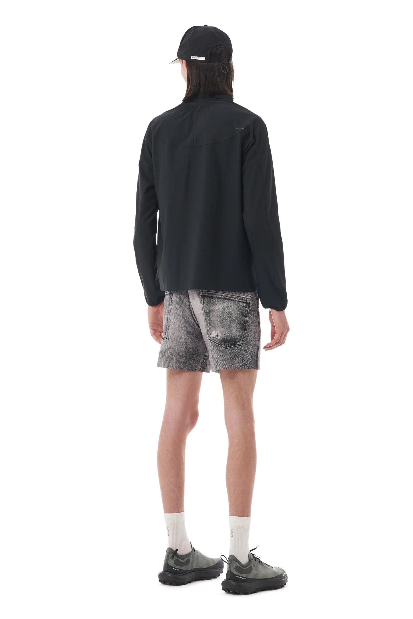 PeaceShell™ 5" Unlined Shorts Black Denim