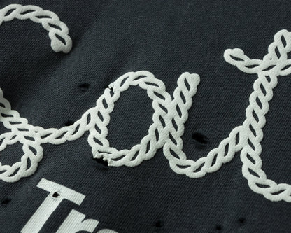 เสื้อยืด MothTech™ "The Ranch" สีดำ