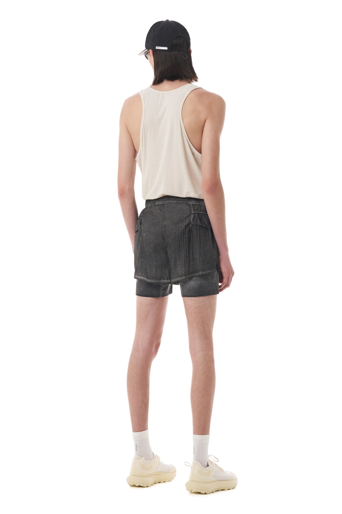 RIPPY 3" Inch Trail Shorts Aged Black 3D printed