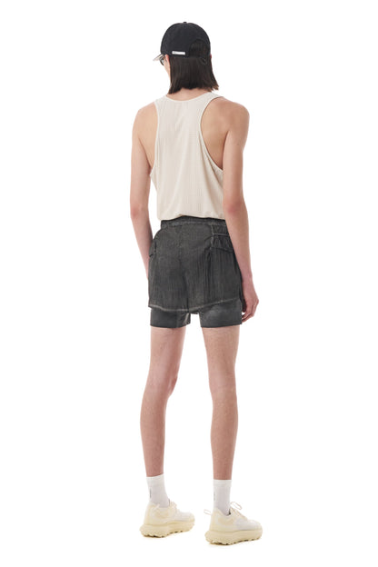 RIPPY 3" Inch Trail Shorts Aged Black 3D printed