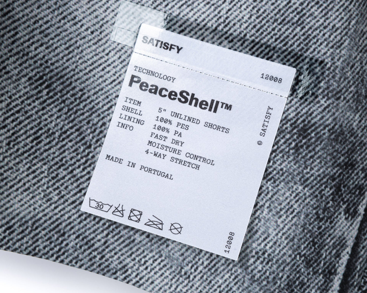 PeaceShell™ 5" Unlined Shorts Black Denim