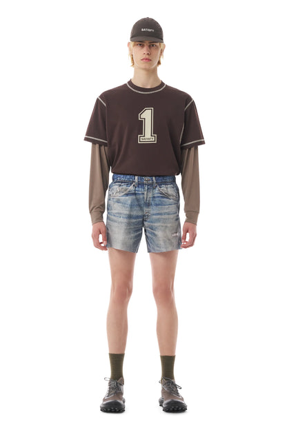 PeaceShell™ 5" Unlined Shorts Digital Denim