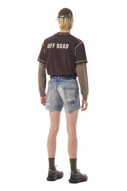 PeaceShell™ 5" Unlined Shorts Digital Denim