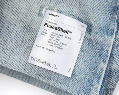 PeaceShell™ 5" Unlined Shorts Digital Denim