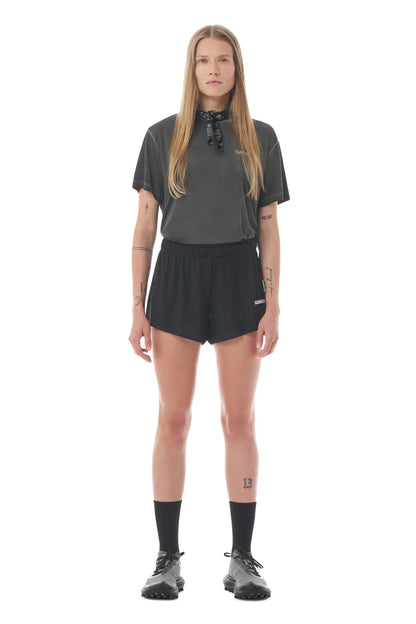 กางเกงขาสั้นผู้หญิง Space-O™ 2.5 นิ้ว สีดำ