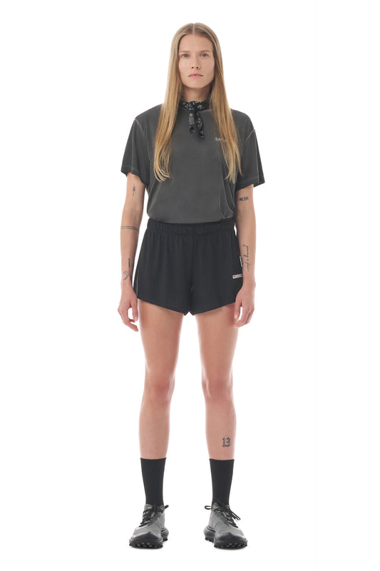 กางเกงขาสั้นผู้หญิง Space-O™ 2.5 นิ้ว สีดำ