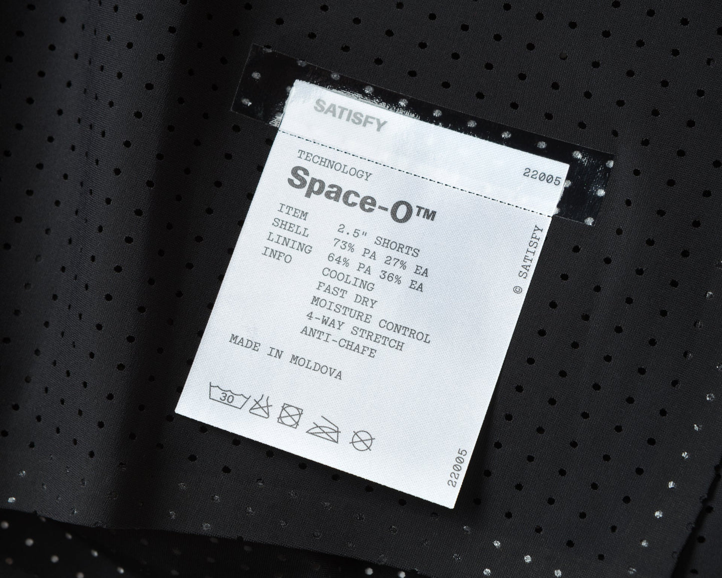 กางเกงขาสั้นผู้หญิง Space-O™ 2.5 นิ้ว สีดำ