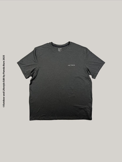 Cormac ARC'BIRD LOGO SHIRT SS Black Heather - XL(M)