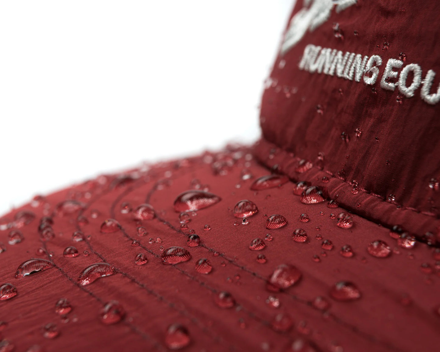 Flitesilk™ 5-Panel Pinch Cap Embroidered SATISFY Logo Burgundy - One Size