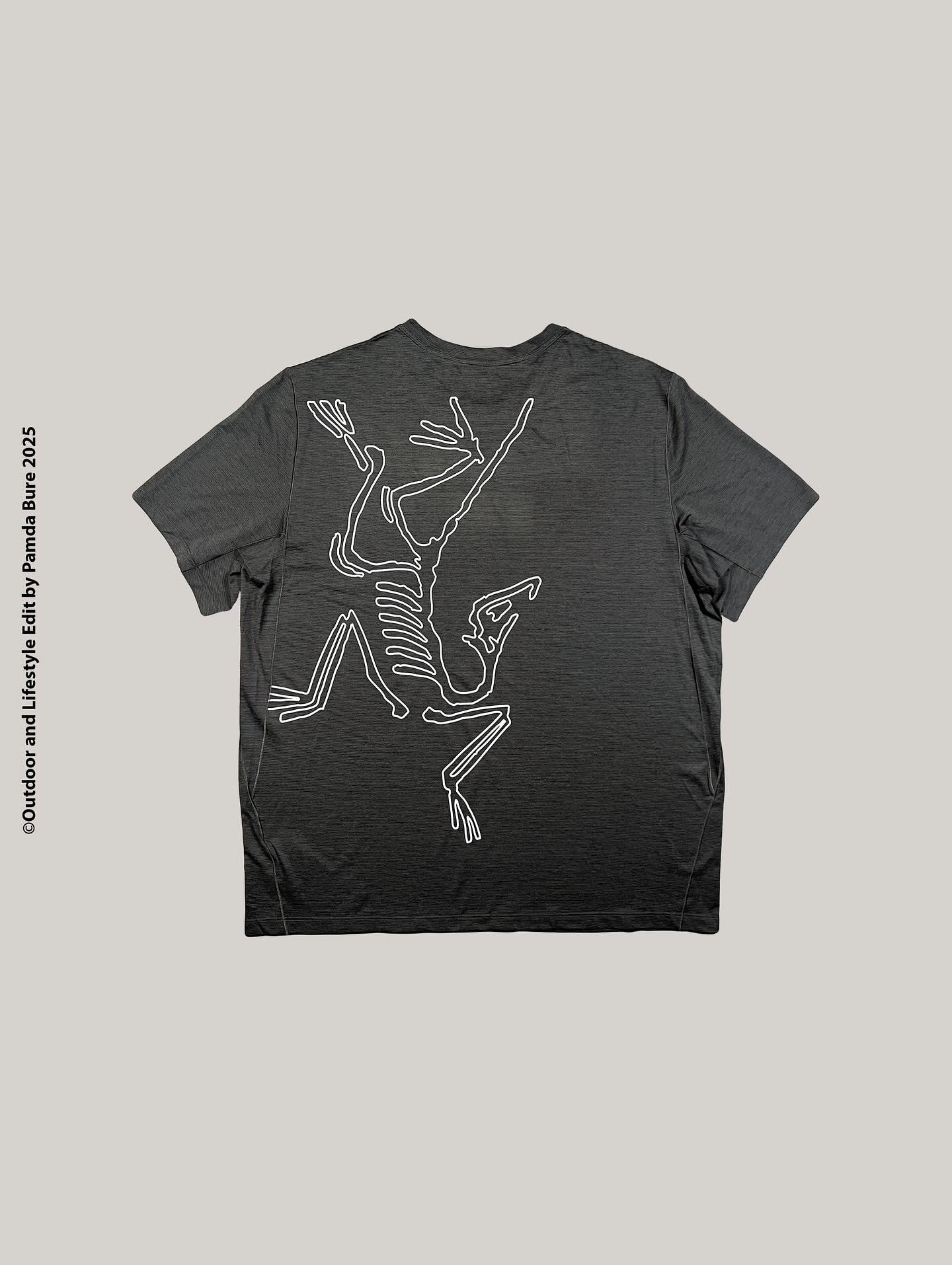 Cormac ARC'BIRD LOGO SHIRT SS Black Heather - XL(M)