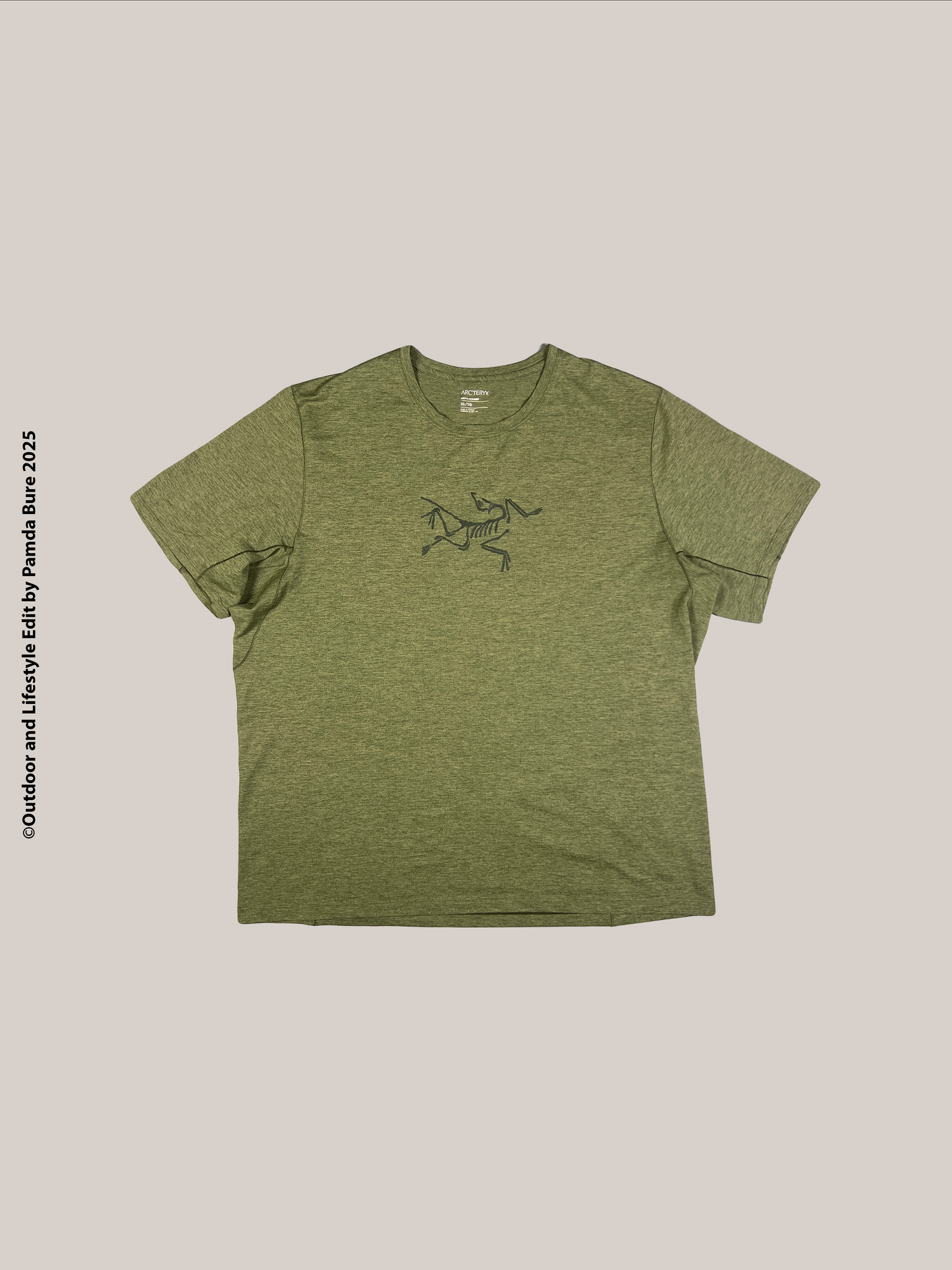 เสื้อยืด Cormac โลโก้ใหญ่ เขียวทหาร - XL (ช.)