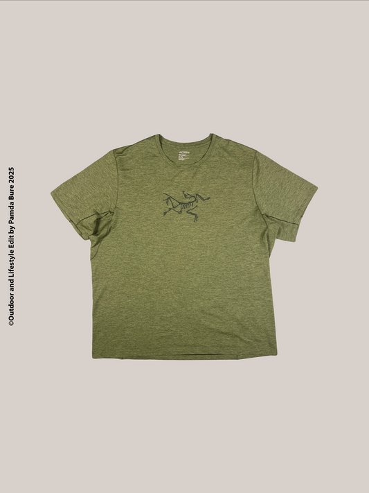 Big Logo Cormac Crew Army Green - XL(M)