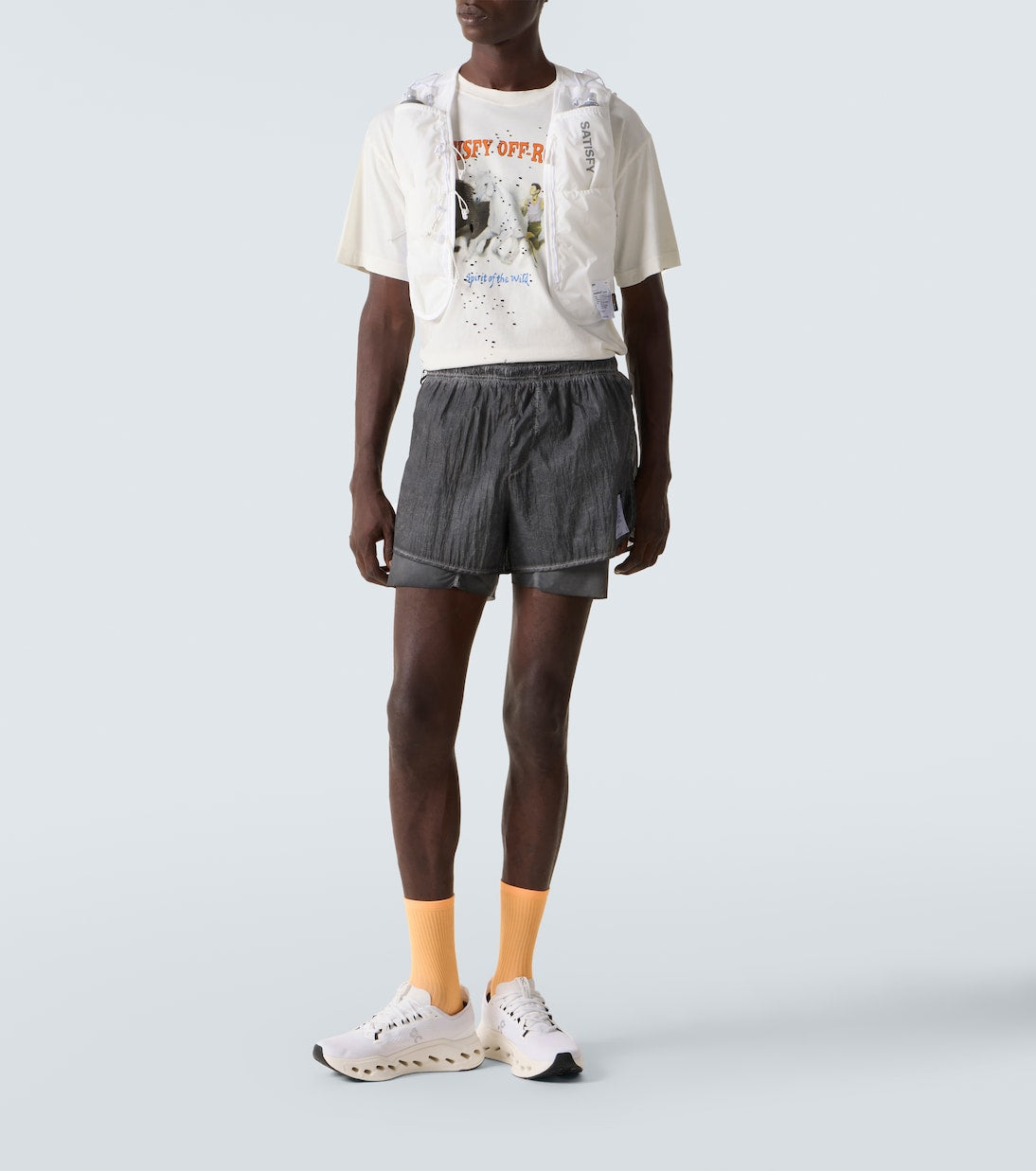 RIPPY 3" Inch Trail Shorts Aged Black 3D printed