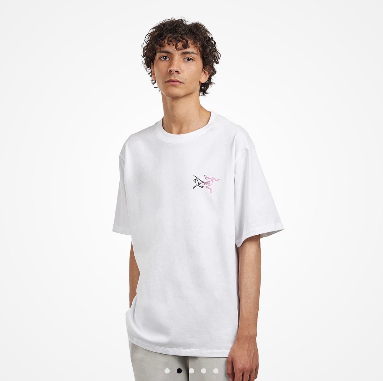 Kragg Cotton Logo SS White Light/Soul - M(M)