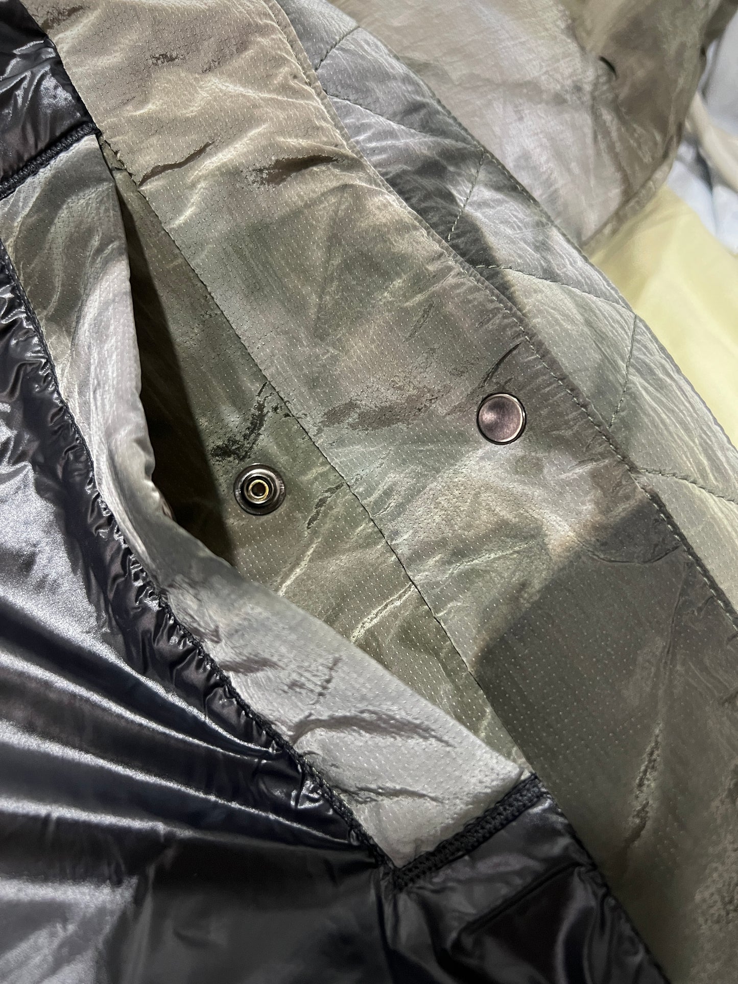 Puffer Jacket Green Camouflage - S (W)