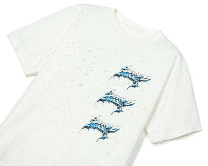 MothTech™ T-Shirt Offwhite "Triple Graphic" (M)