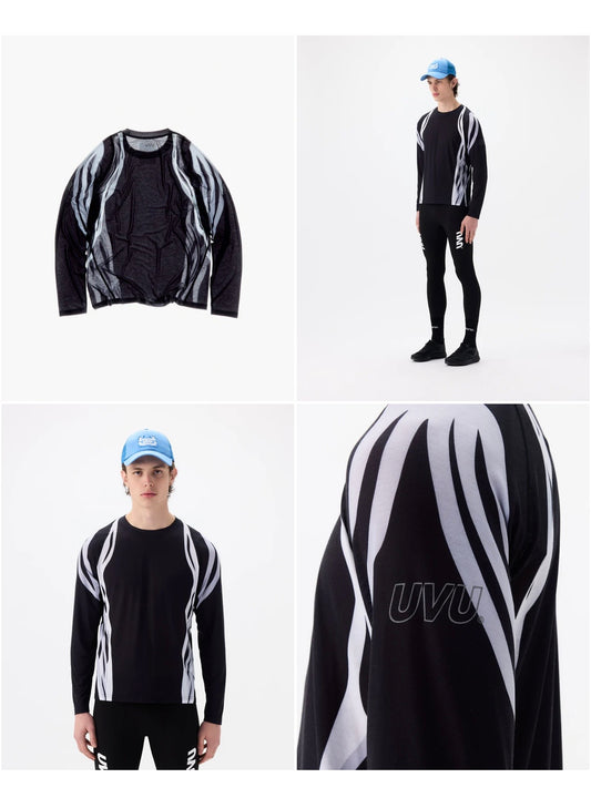 UVU FEB 26 New Collection Long Sleeve Running Top Black