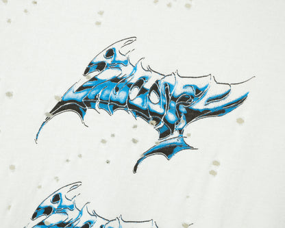 MothTech™ T-Shirt Offwhite "Triple Graphic" (M)