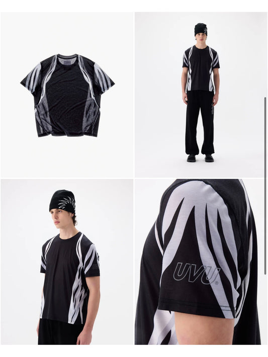 UVU FEB 26 New Collection Short Sleeve Running Top Black