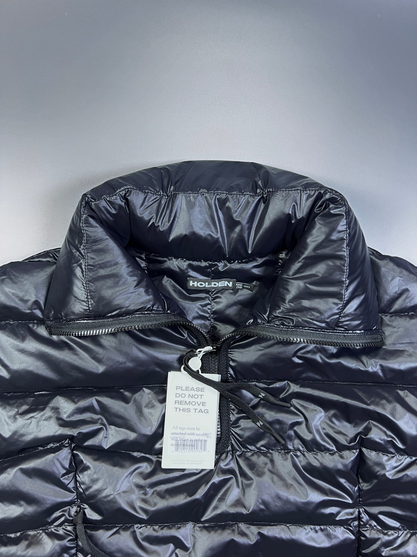 Down Half Zip Jacket Black - XXS/XS (W)