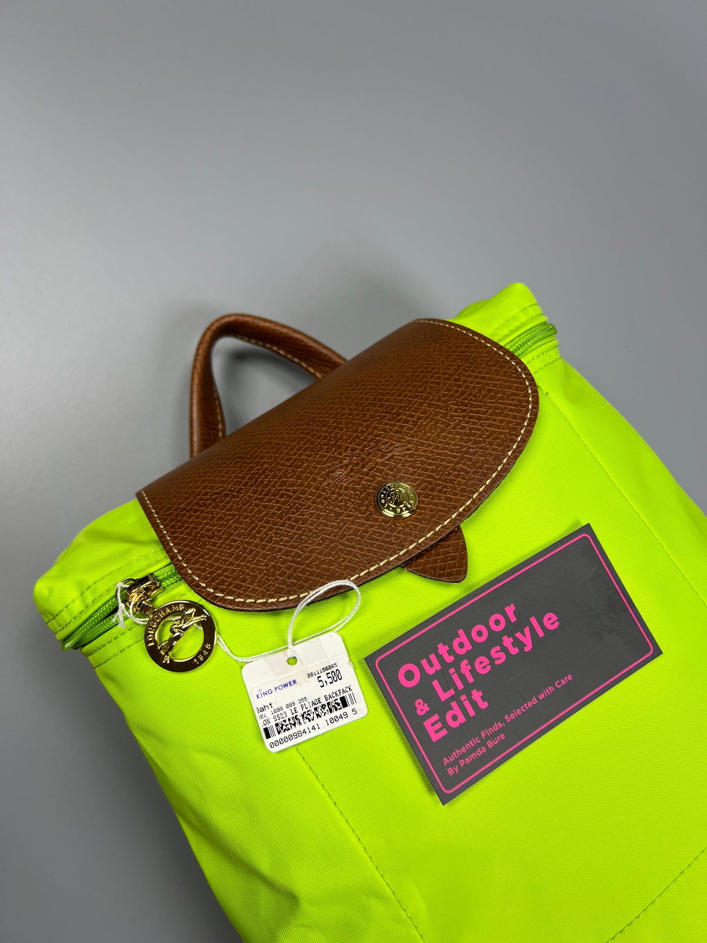 Le Pliage Backpack Neon Green - One Size(W)
