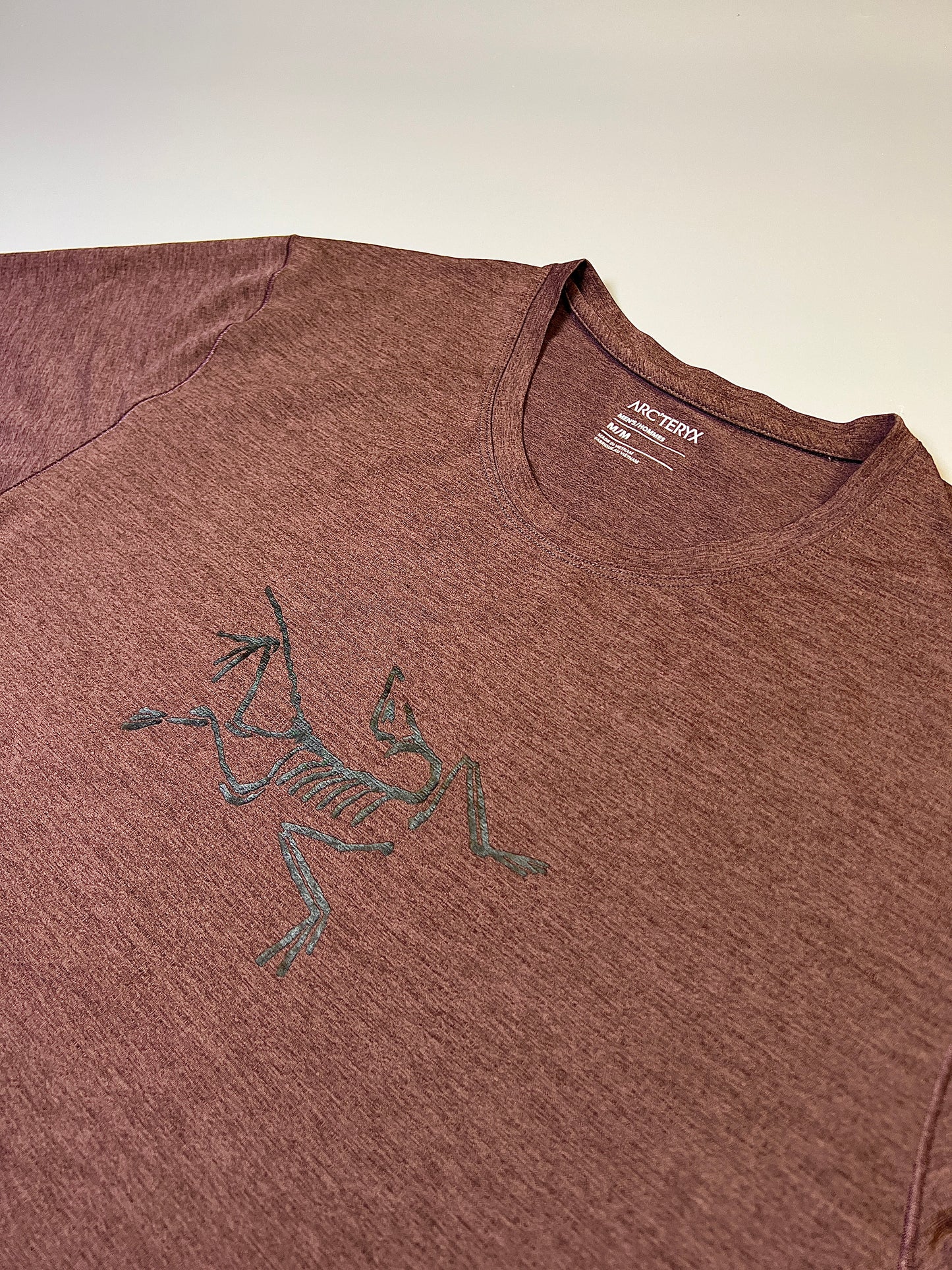 เสื้อยืด Cormac โลโก้ใหญ่ น้ำตาลไวน์ - M (ช.)